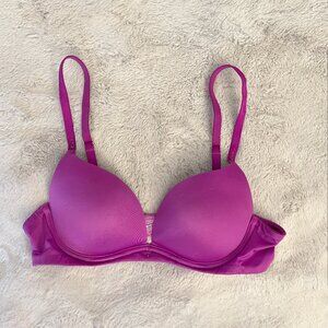 Victoria's Secret BioFit Pushup Bra 32A in Pink/ Fuscia / Berry